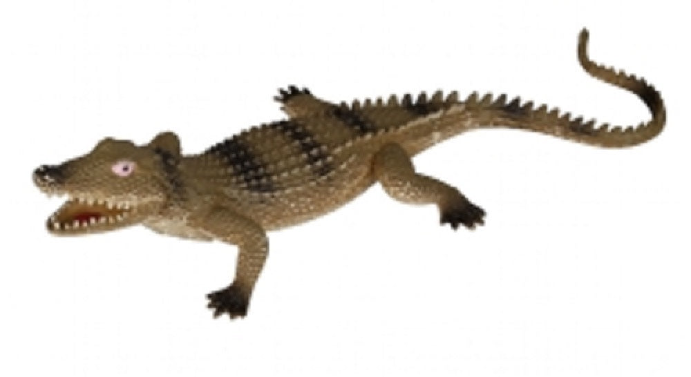 Ravensden Stretchy Rubber Crocodile Figure 33cm