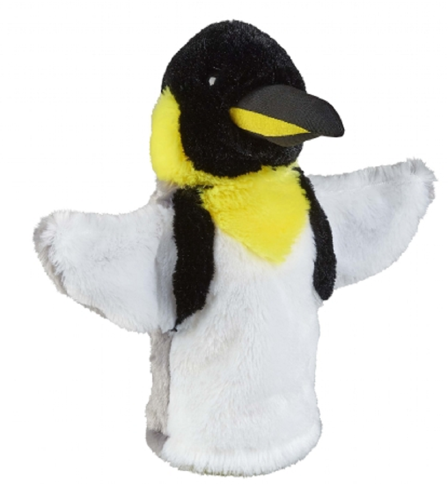 Ravensden King Penguin Puppet 25cm