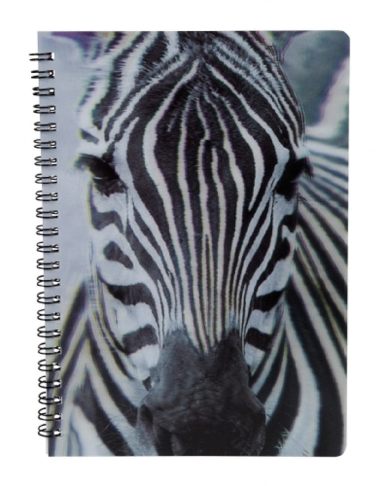 Ravensden 3D Zebra Notebook 21cm