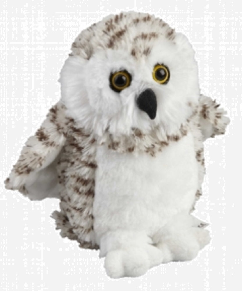 Ravensden Plush Snowy Owl Standing 18cm