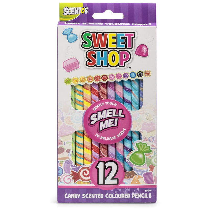 12 Pack of Sweet Shop Scented Pencils