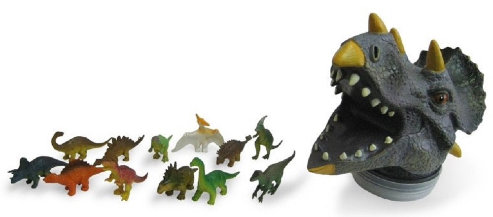 HGL Triceratops Head Dinosaur Figure Set