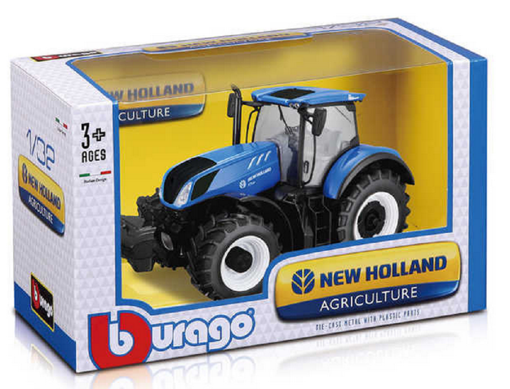 Bburago Die Cast Metal New Holland Tractor 1/32 Model