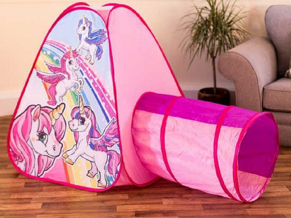 HGL Unicorn Pop Up Tent And Tunnel