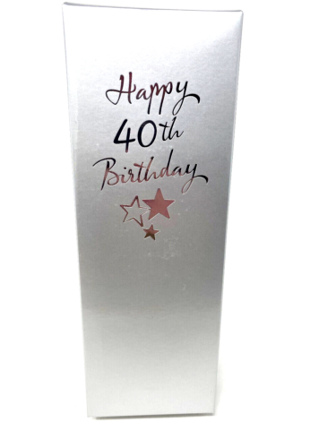 Happy 40th Birthday Champagne Flute