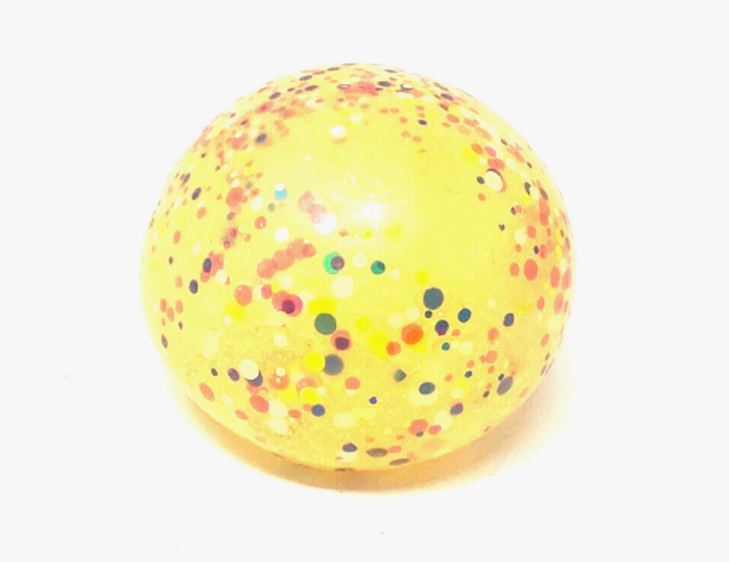 Squishy Glitter Stress Ball 6cm