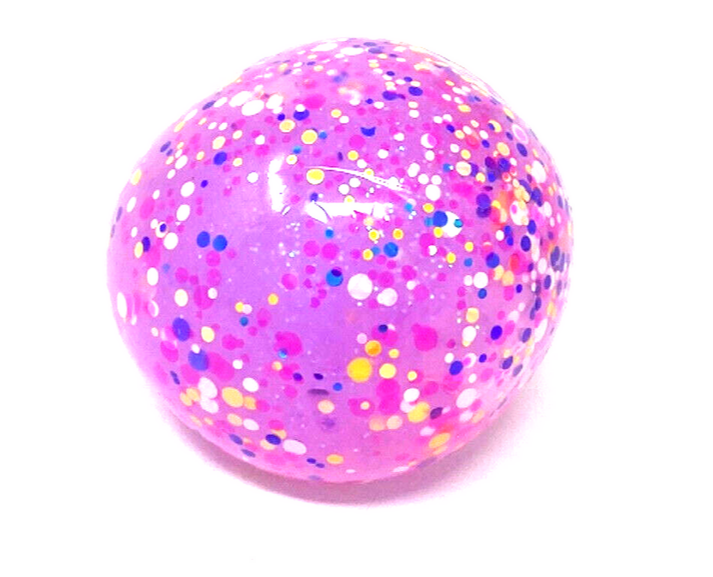 Squishy Glitter Stress Ball 6cm