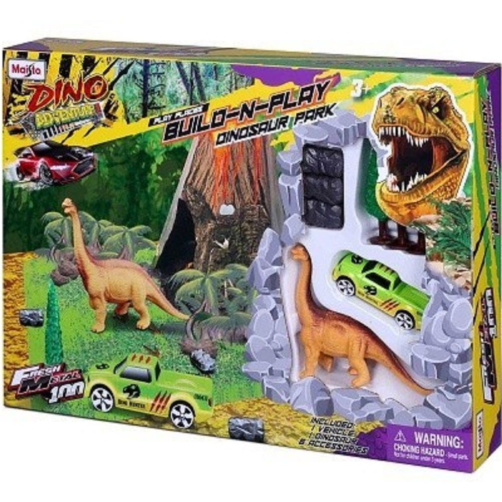 Dino Adventure Build N Play Dinosaur Park