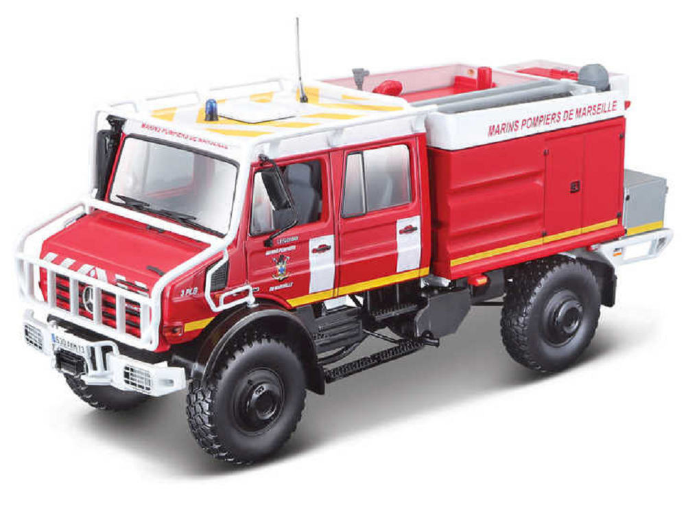 Burago M-B Unimog U5000 Emergency Vehicle 1:50 Scale