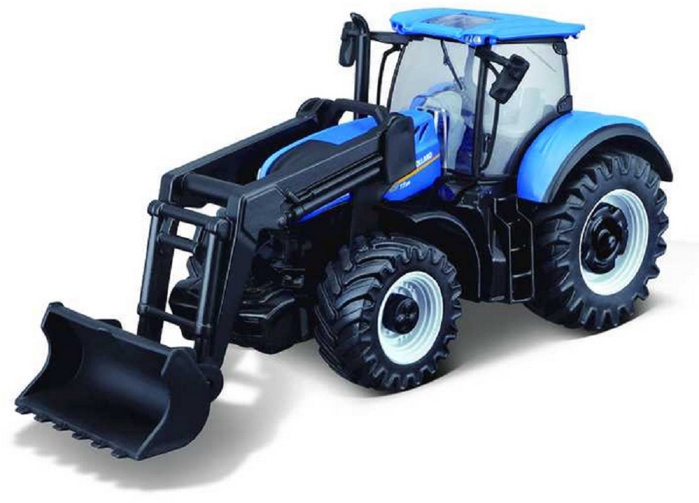 Burago New Holland Front Loader Tractor 10cm