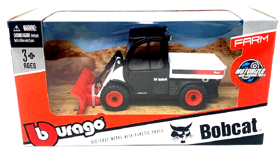 Burago Bobcat Toolcat Snow Plough 10cm