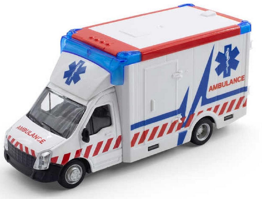 Burago Ambulance With Stretcher Vehicle