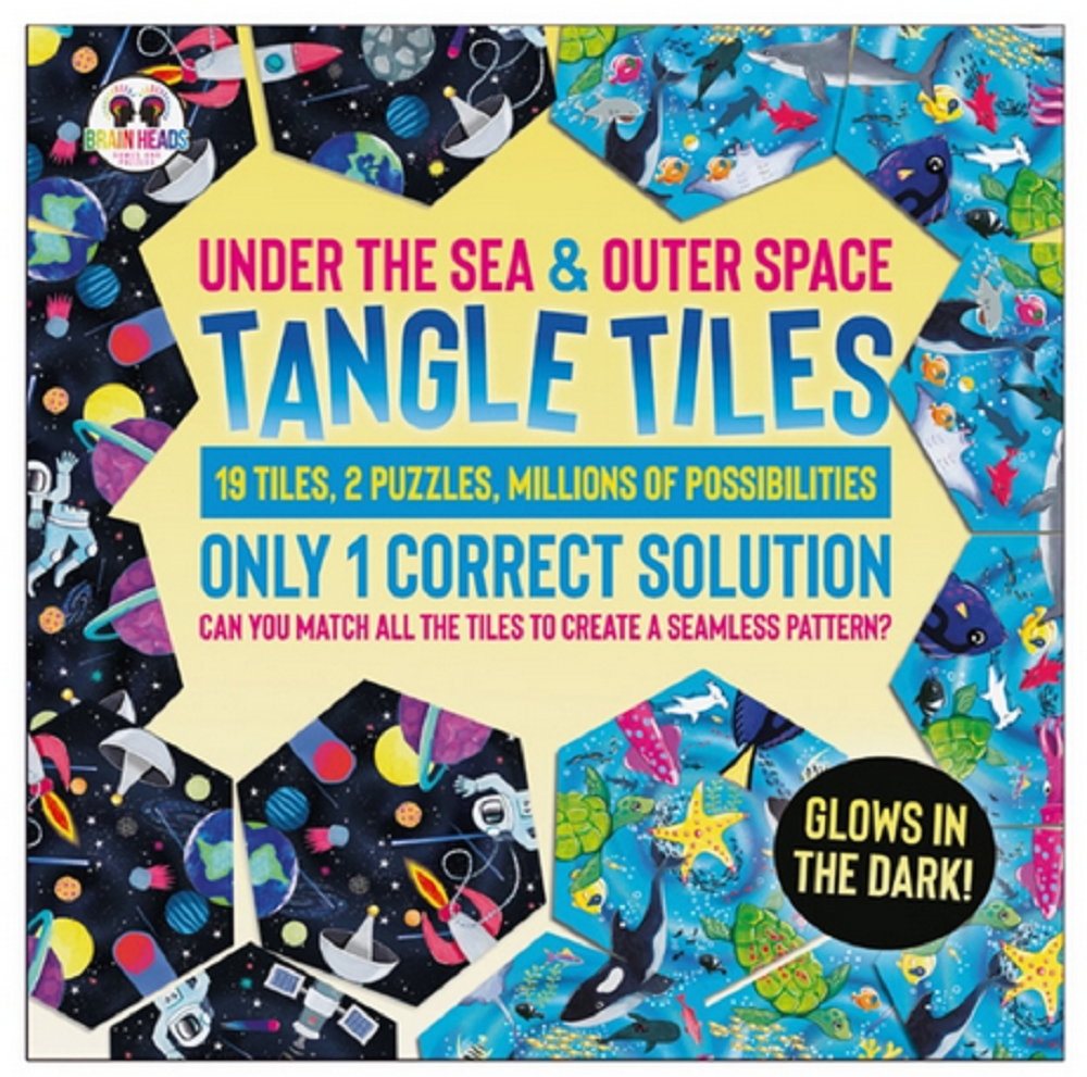 Funtime Gifts Sea & Outer Space Tangle Tiles