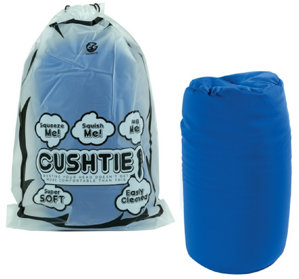 Funtime Gifts Cushtie Travel Cushion Blue