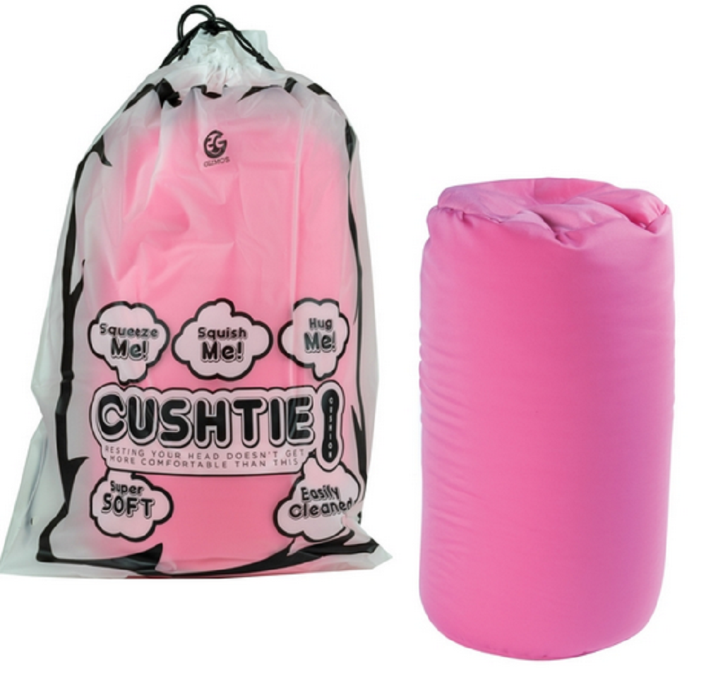 Funtime Gifts Cushtie Travel Cushion Pink