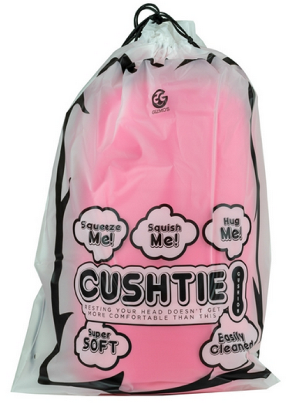 Funtime Gifts Cushtie Travel Cushion Pink