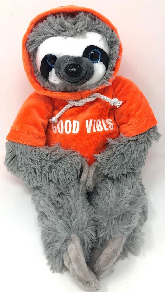Giftworks Sloth Teddy Plush In Hoodie