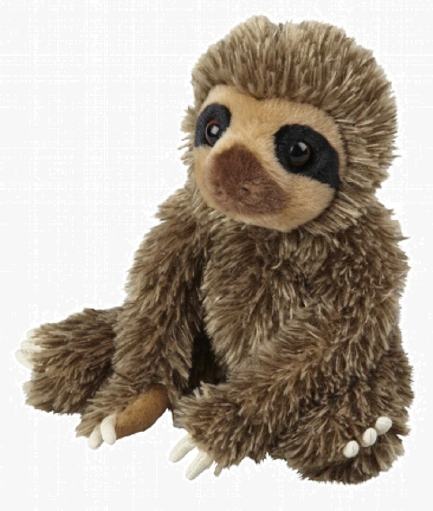 Ravensden Plush Sloth Sitting 18cm