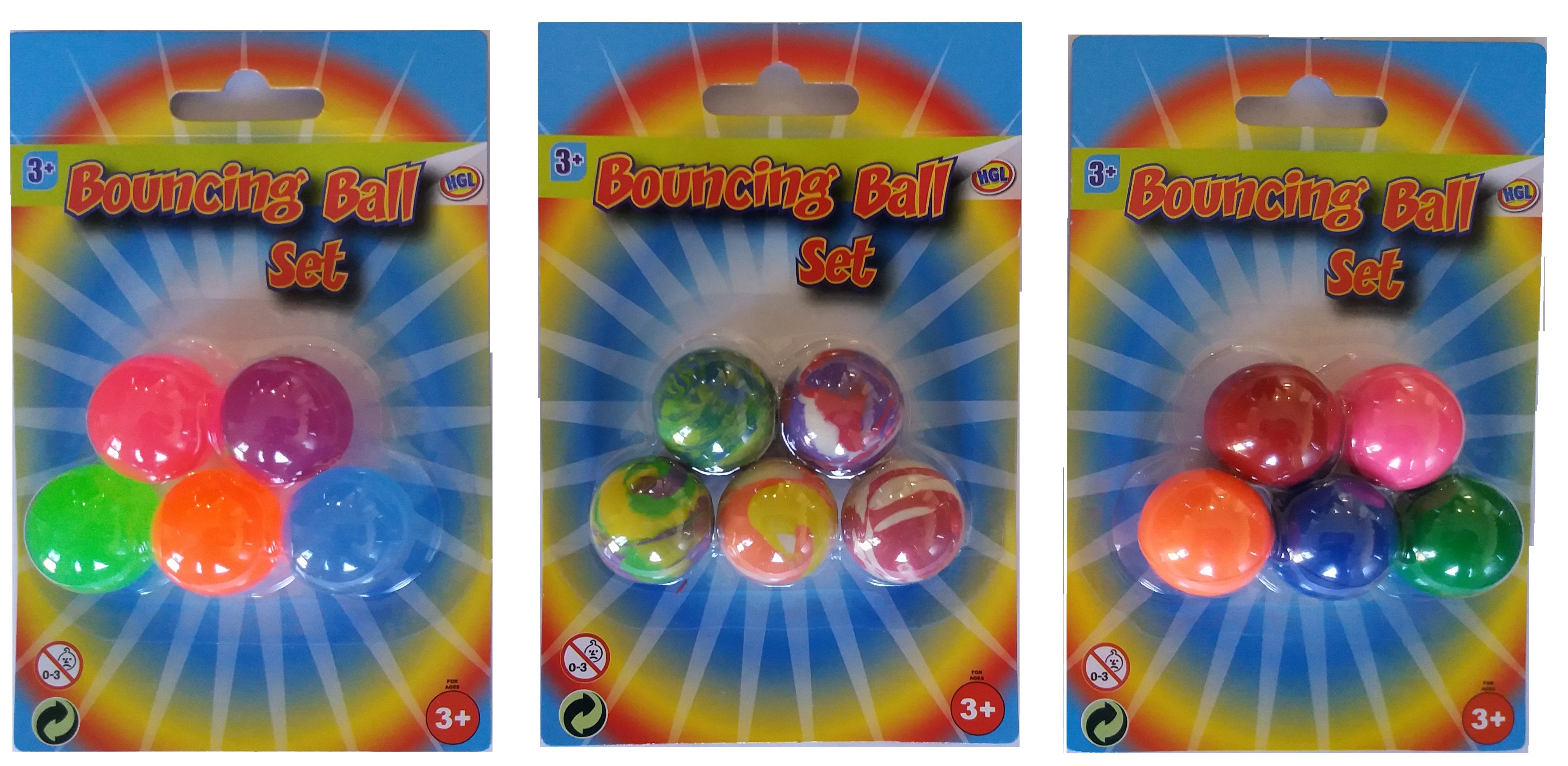 Small Bouncing Ball Set 5pcs