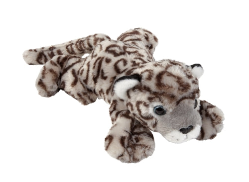 Ravensden Soft Plush Snow Leopard Laying 25cm