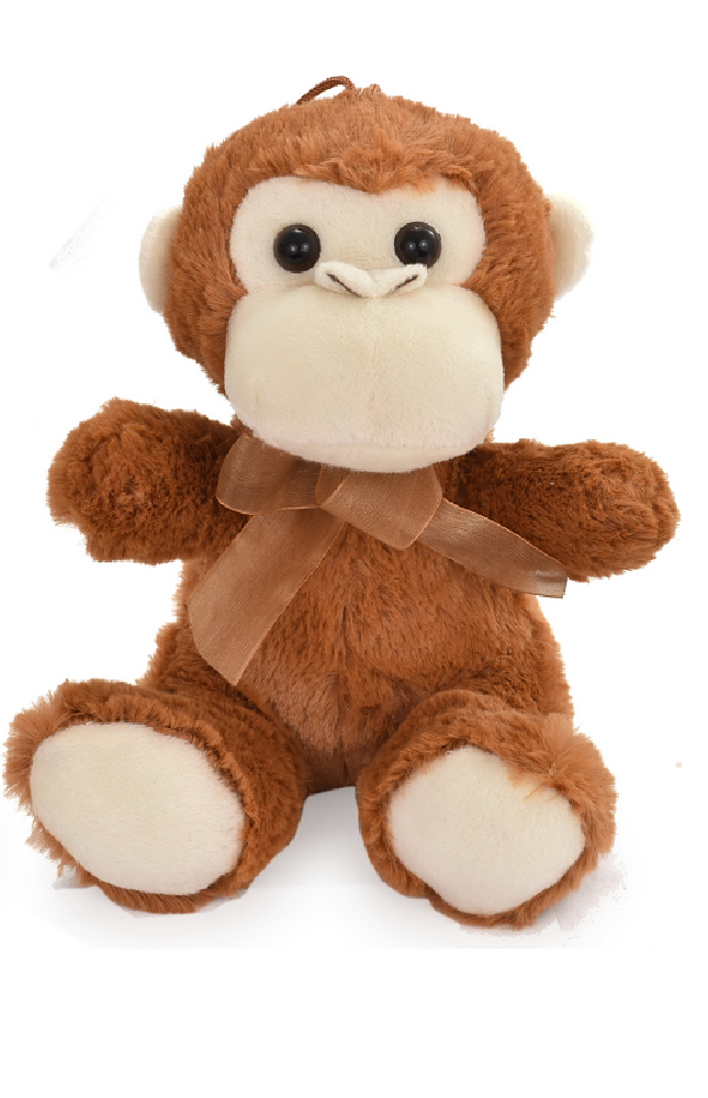 Snuggle Pals Monkey with a Bow