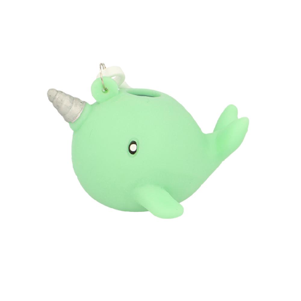 Squeezy Narwhal Keyring