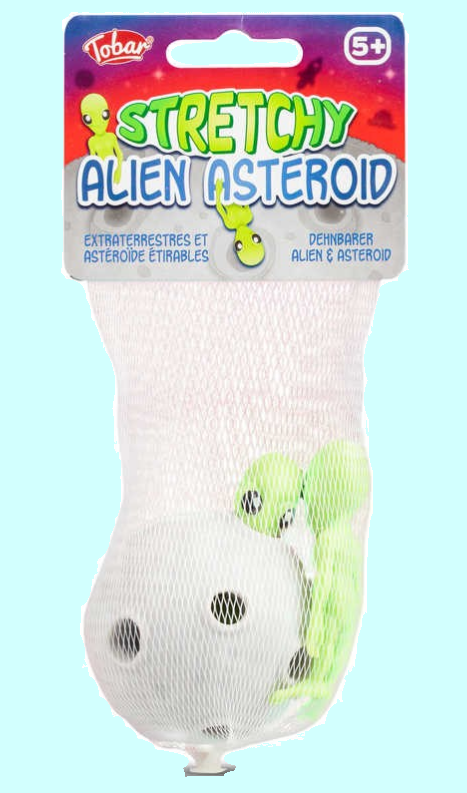 Tobar Stetchy Alien And Asteroid