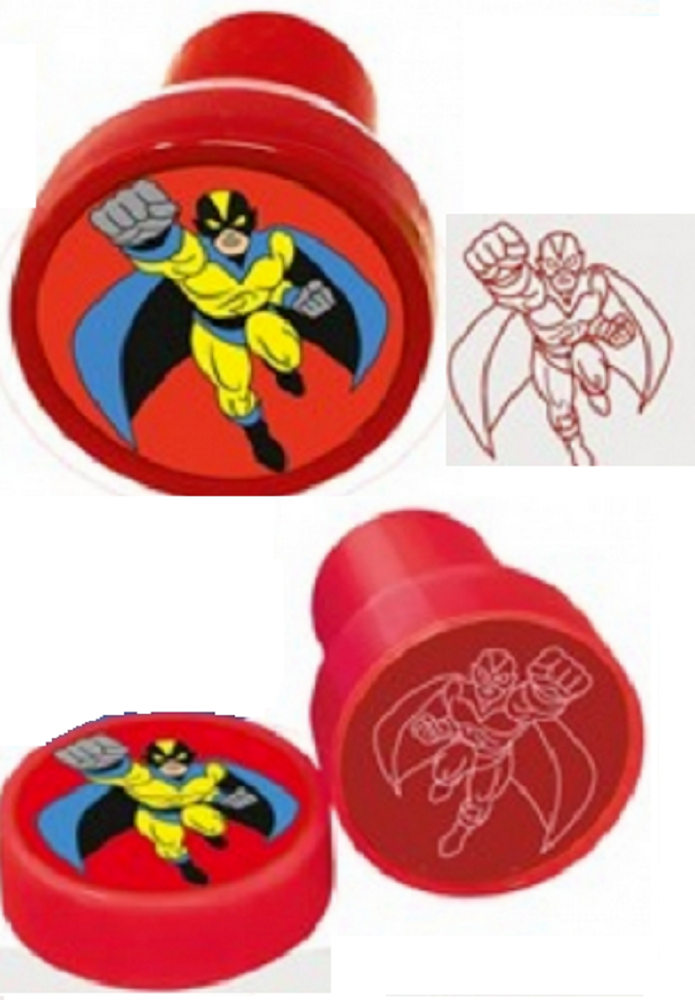 Playwrite Super Hero Ink Stampers 3.5 cm