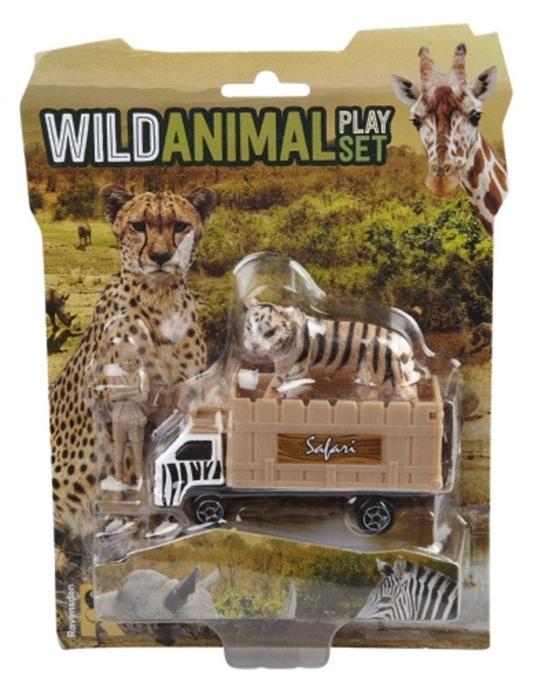 Ravensden Safari Wild Animal 3pc Playset