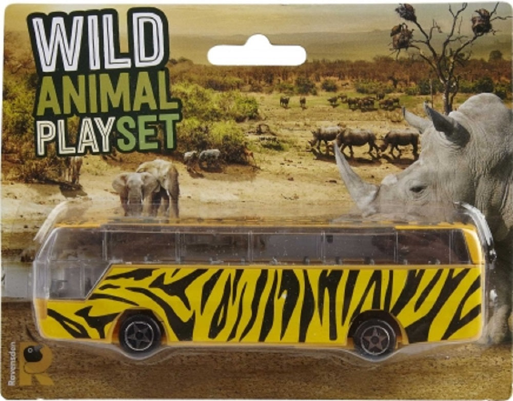 Ravensden Wild Animal Safari Bus 14cm