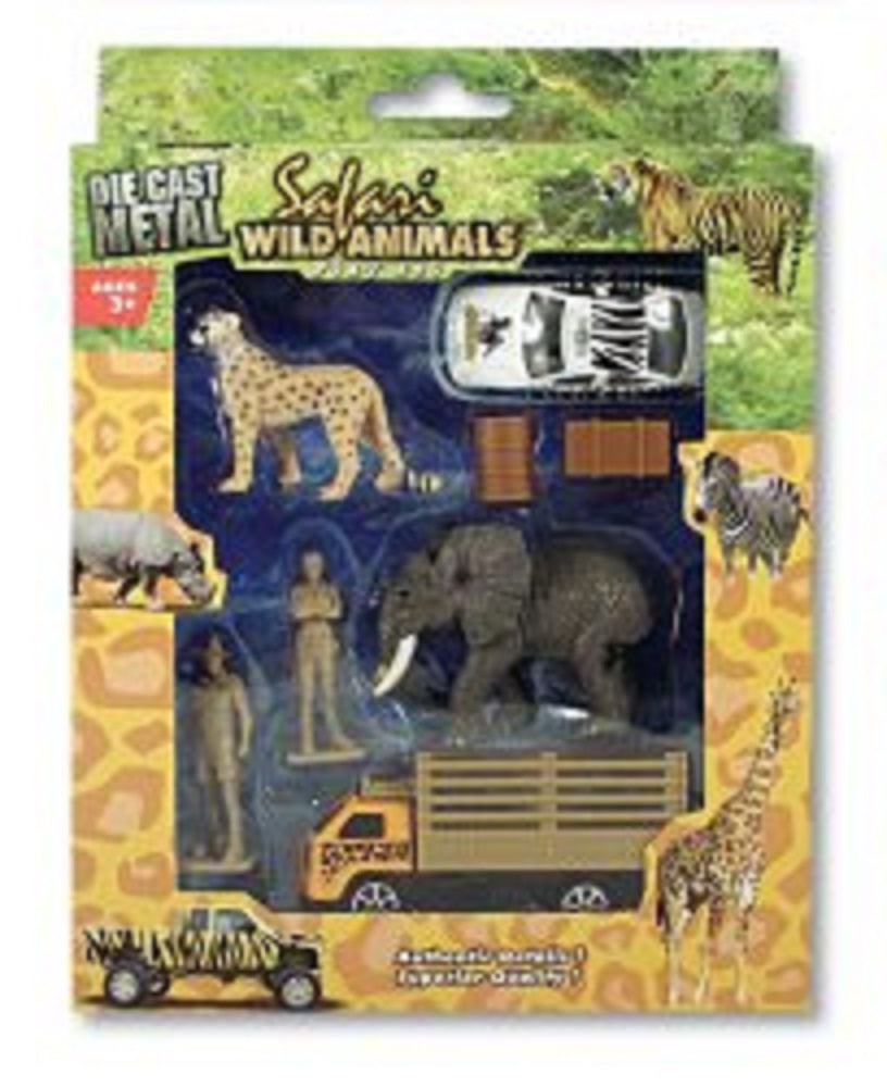 Ark Safari Wild Animal 8pc Play Set