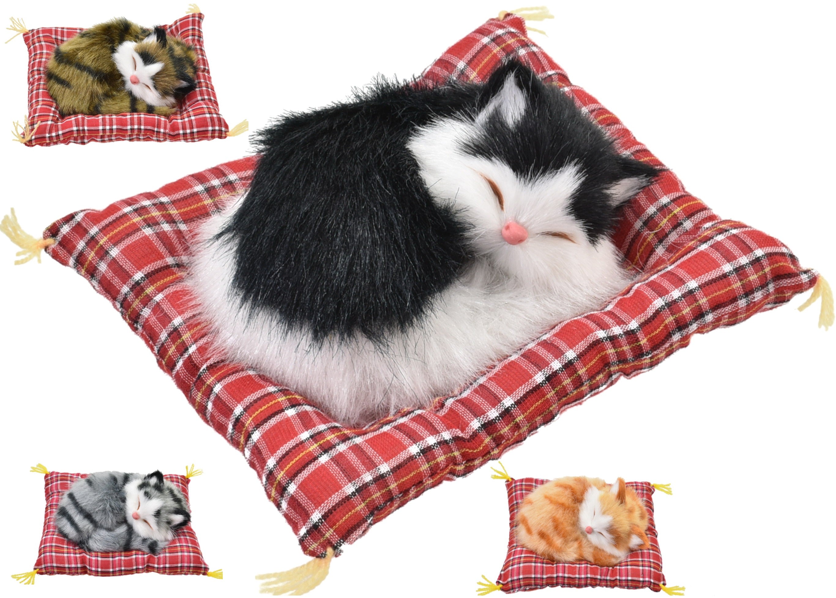 KandyToys 13cm Cats Living on Blankets