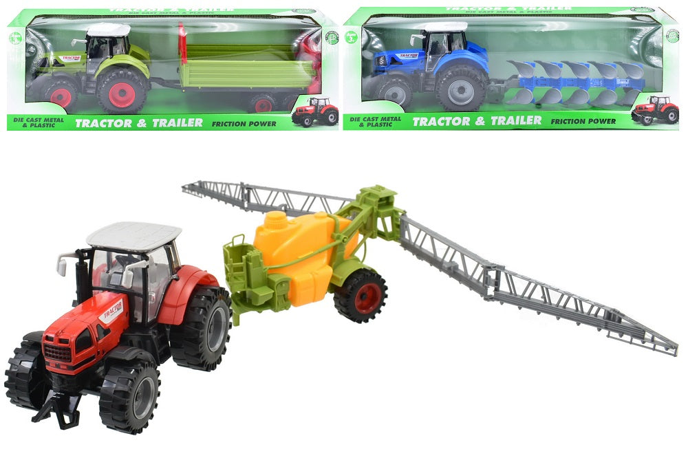 Kandytoys Tractor and Trailer Set - 3 Designs Available