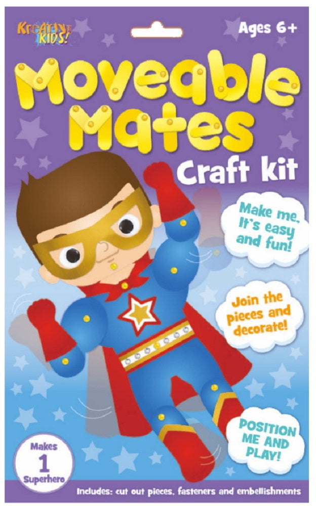 Kandytoys Kreative Kids Moveable Mates Craft Kit