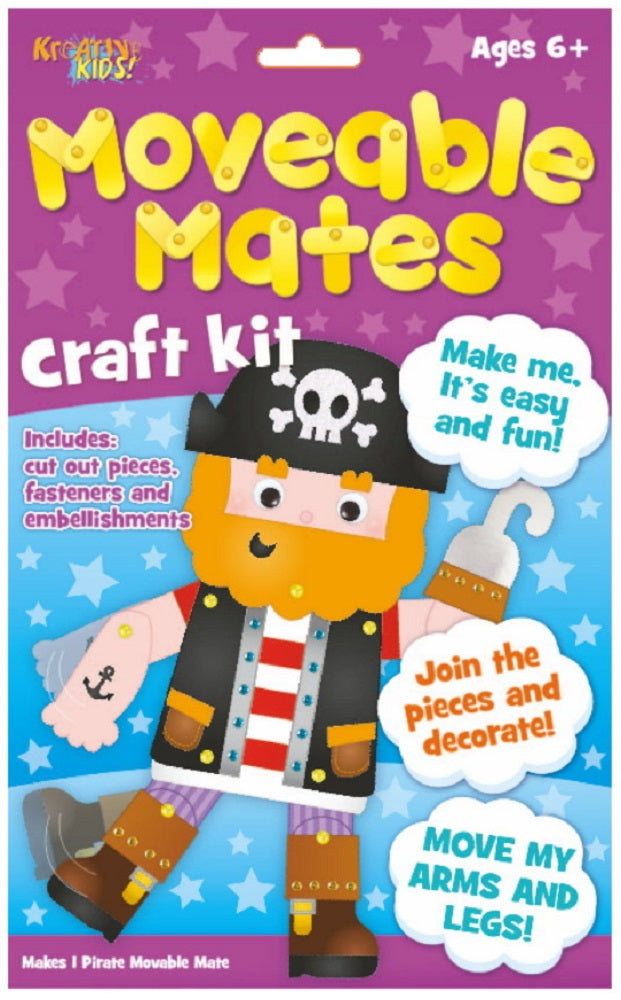 Kandytoys Kreative Kids Moveable Mates Craft Kit