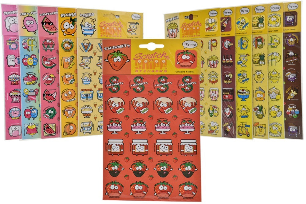 Kandytoys Kreative Kids Scratch And Sniff Stickers