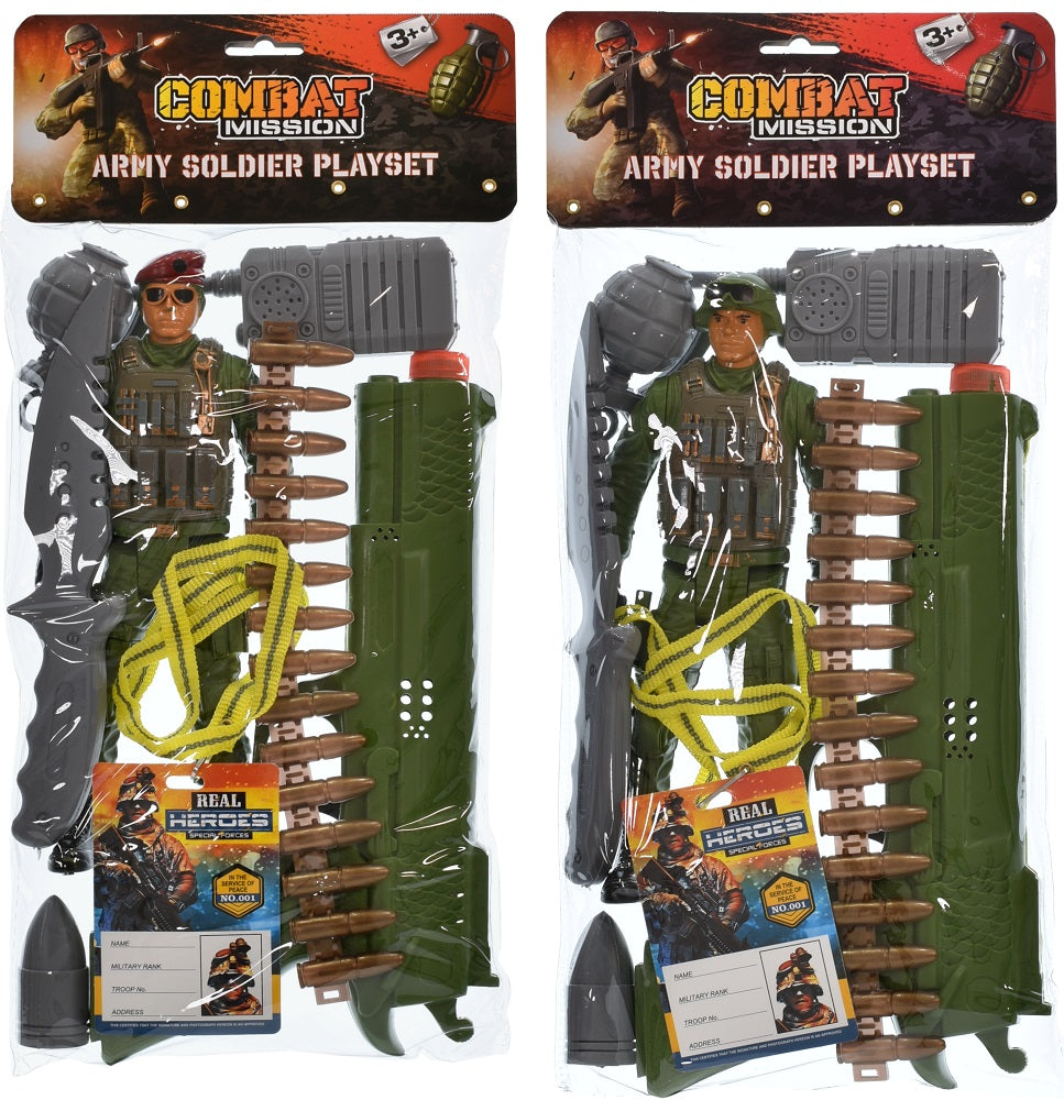 KandyToys Combat Mission Army Soldier Playset