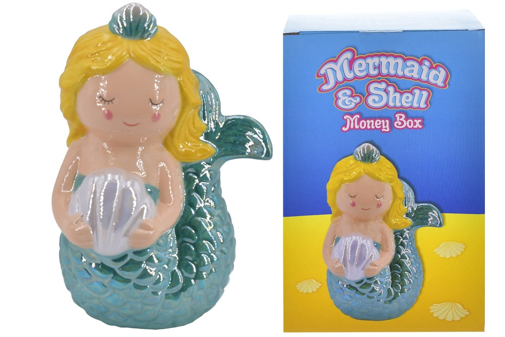 Kandytoys Mermaid & Shell Money Box