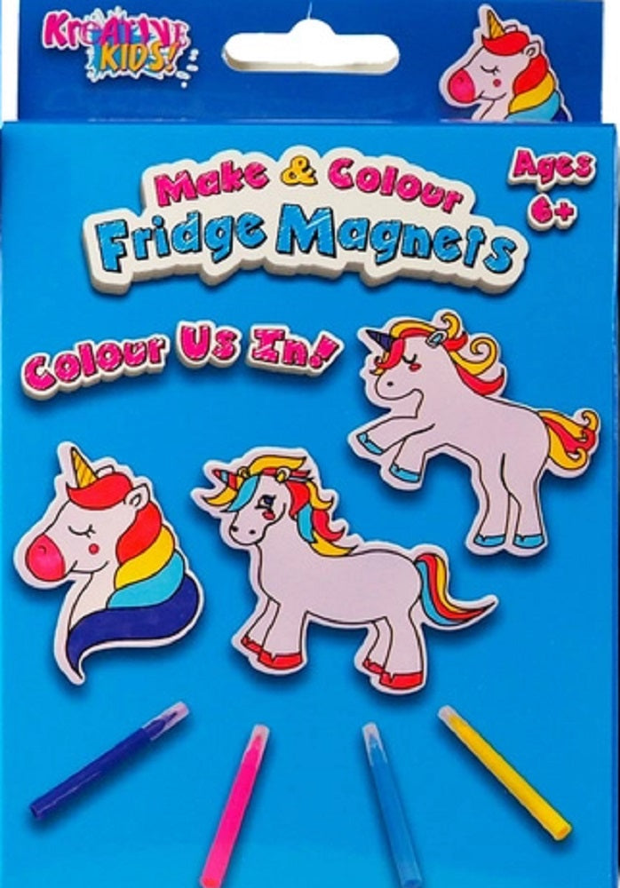 KandyToys Make and Colour Fridge Magnets - 2 Designs