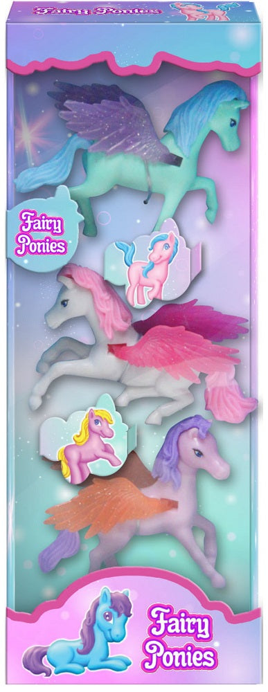 KandyToys Magical Flying Ponies 3pc Figurine Set