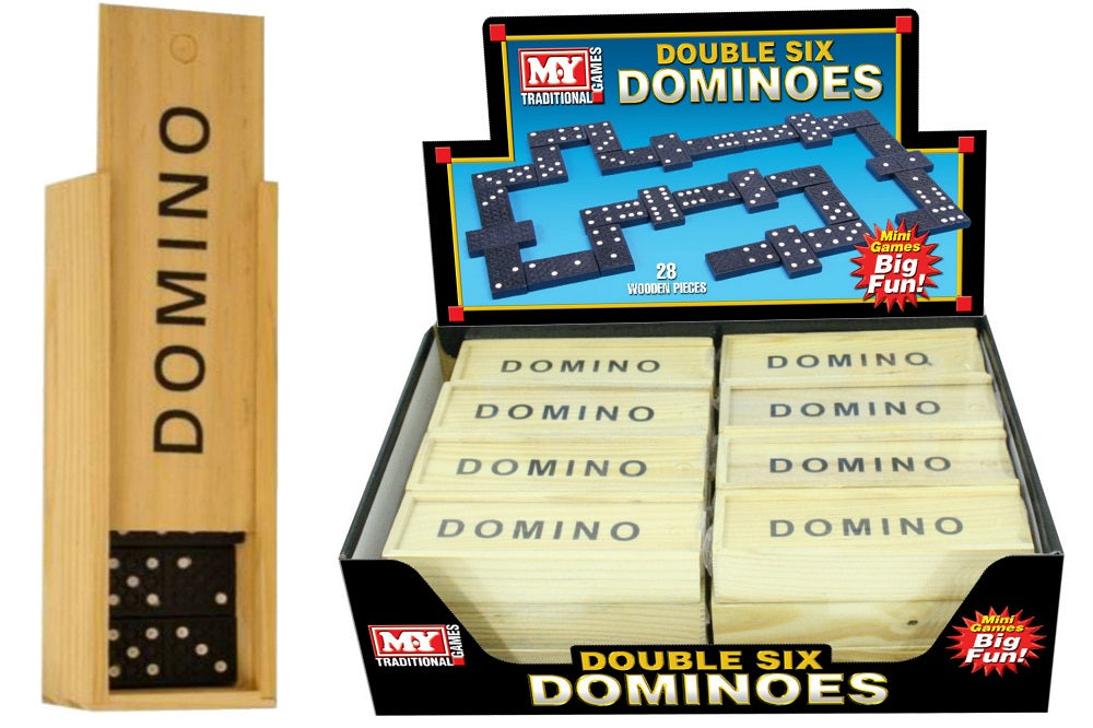 Kandytoys Dominoes In Wood Box