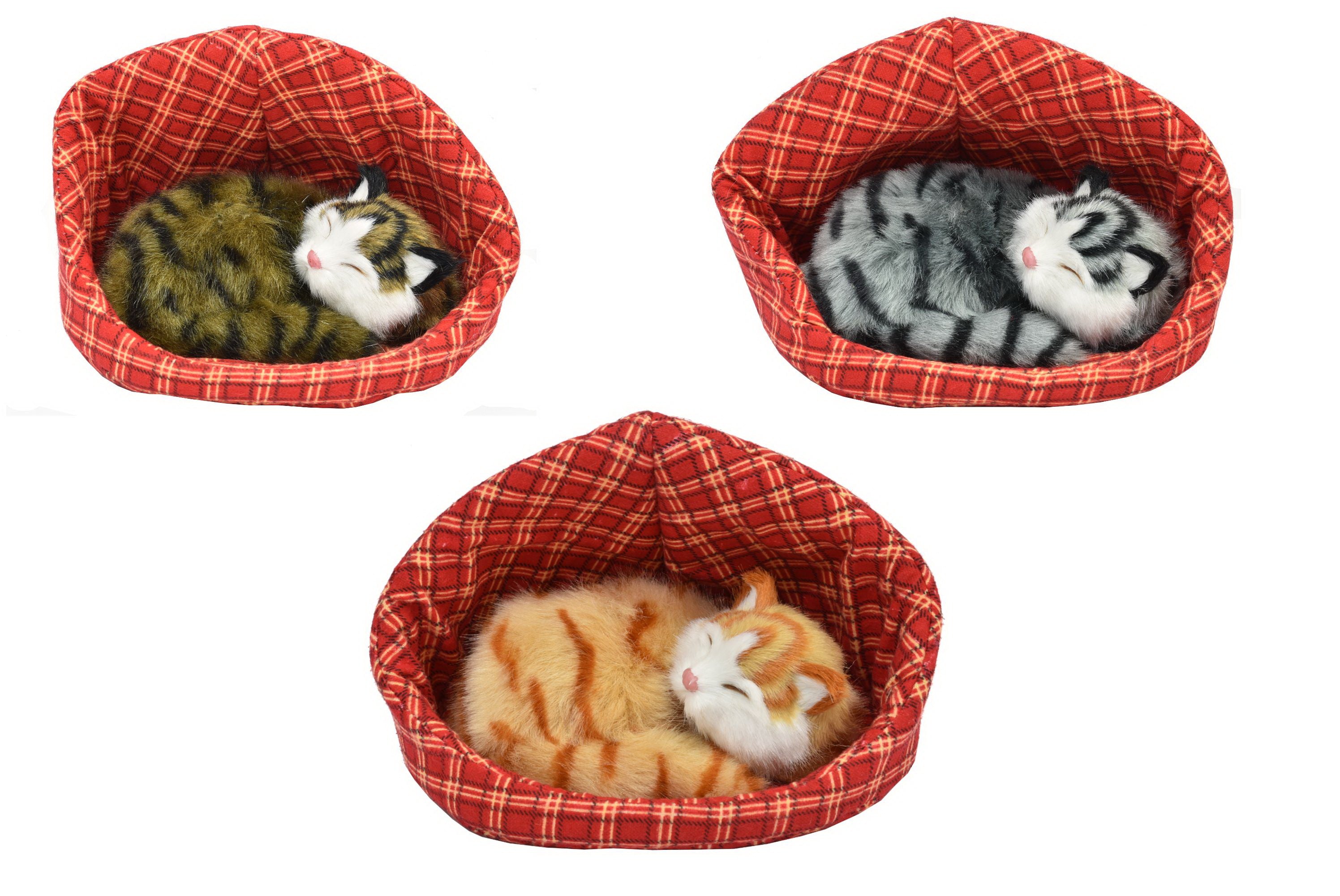 Kandytoys Cat In a Basket With Sound - 3 Designs