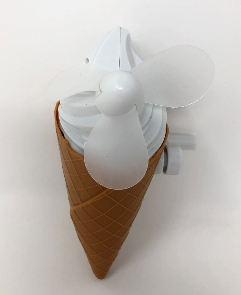 Kandytoys Hand Held Wind Up Ice Cream Fan