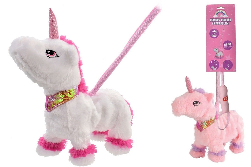 Walking Unicorn with Sound and Lead