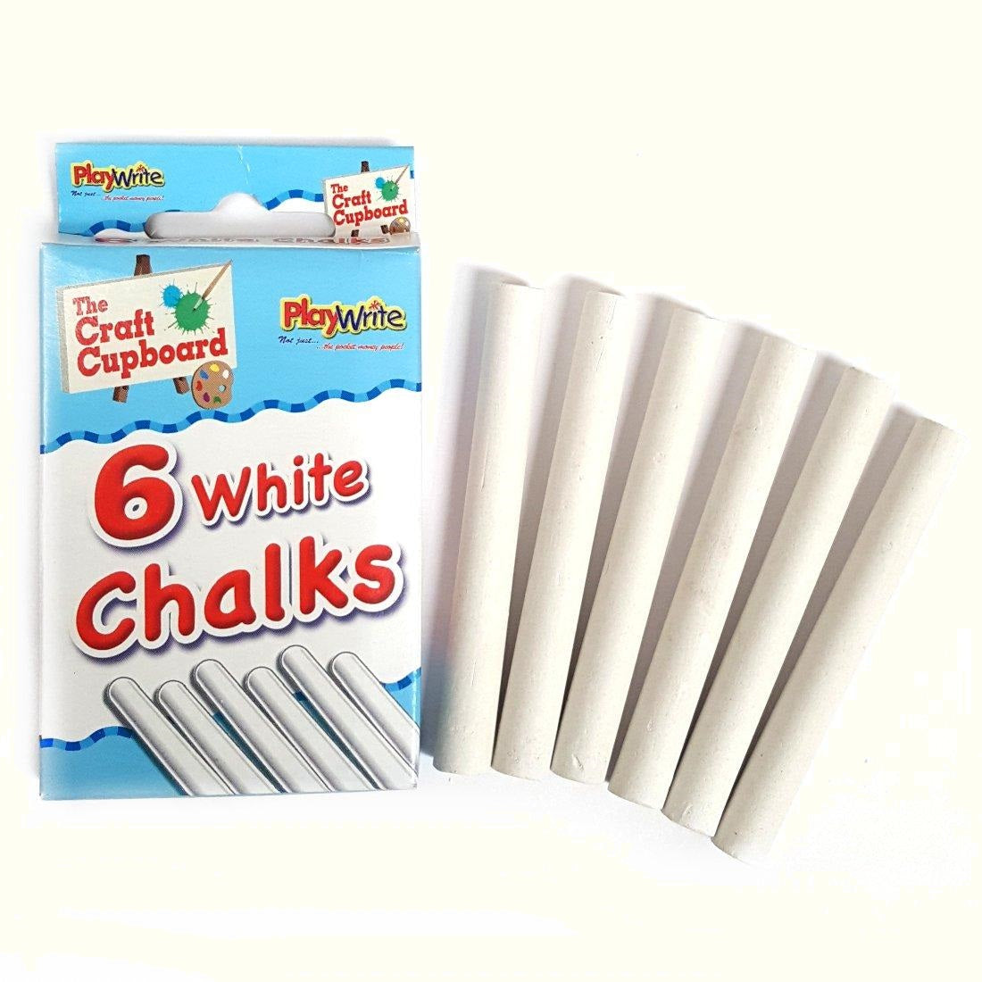 White Chalk 6 Pack Set 8cm
