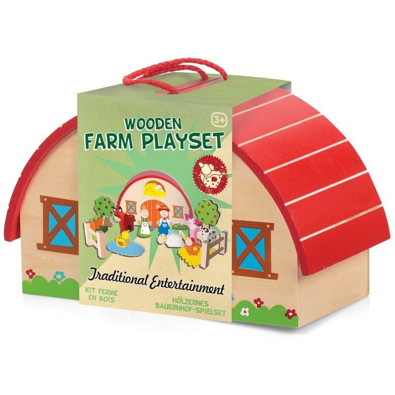 Wooden Farm Playset
