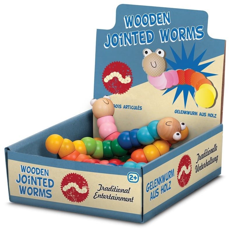 Wooden Jointed Worm