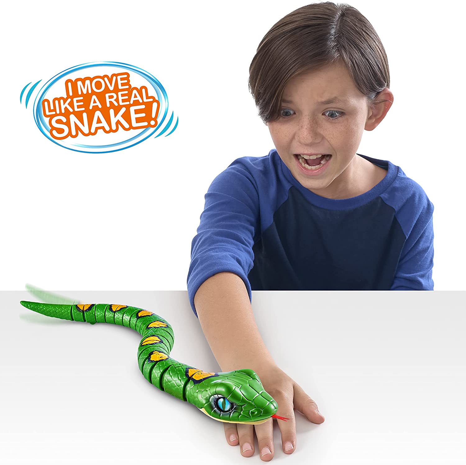 Zuru Pets Alive Green Snake Toy