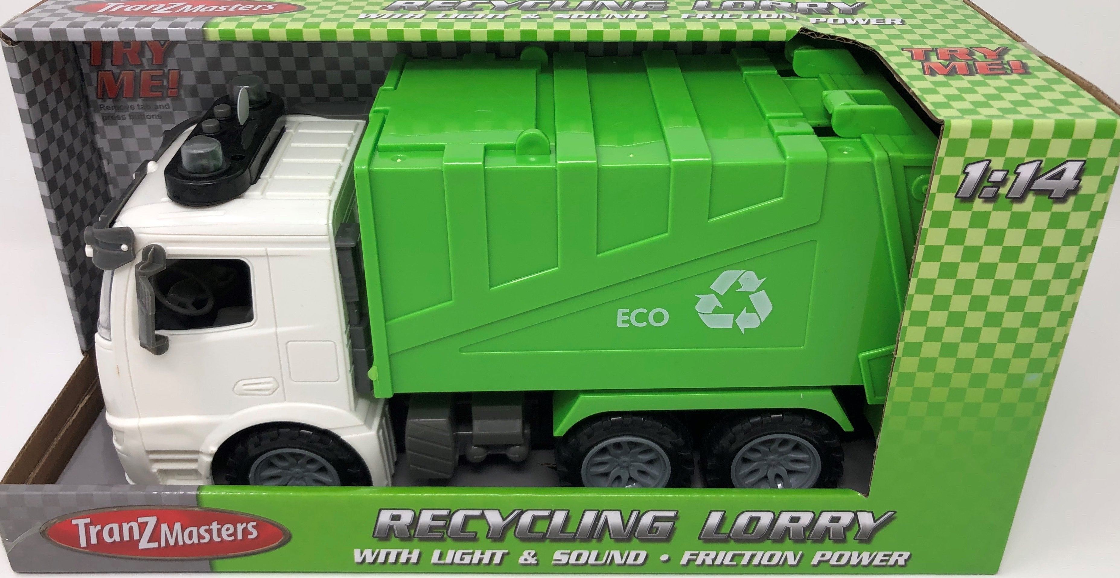 Tranzmasters Recycling Lorry with Lights and Sound