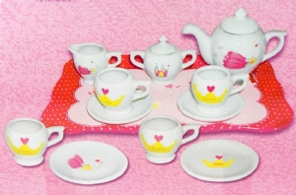 Daisie May Tea Set With Metal Tray